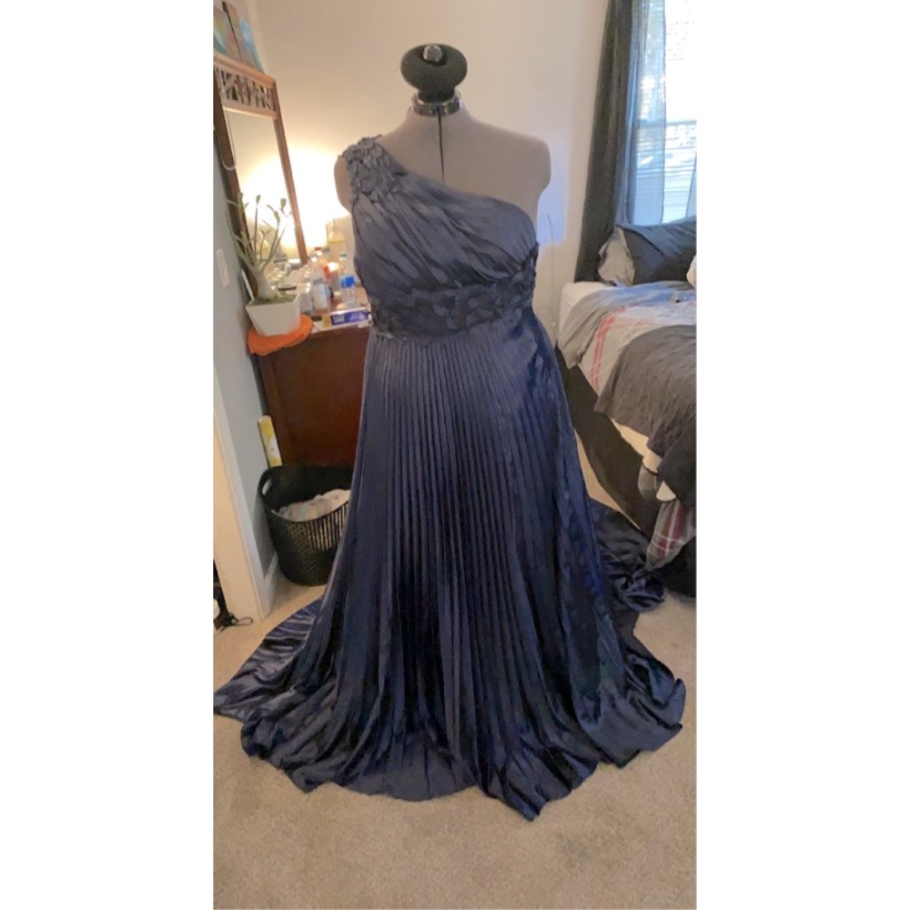 Dark Blue Ball Gown